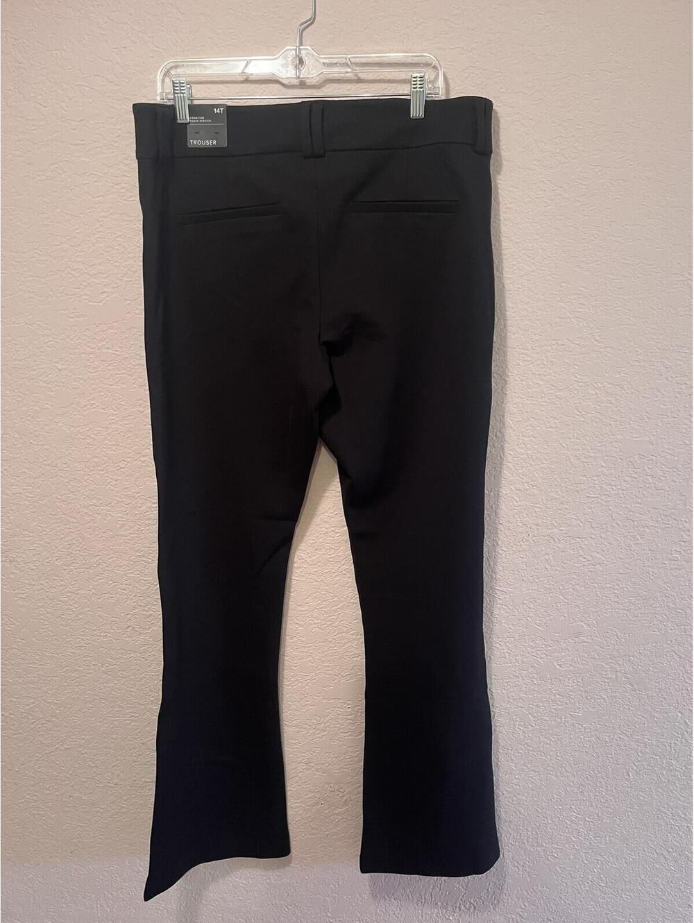 Torrid Studio Black Trouser Size 14T Tall Wide Leg Career - Picture 2 of 9